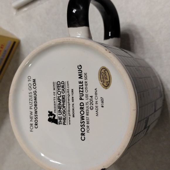 Philosophers Guide crossword puzzle mug. - Picture 9 of 10